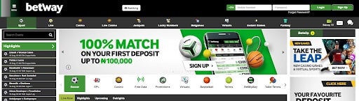 Betway Sign up
