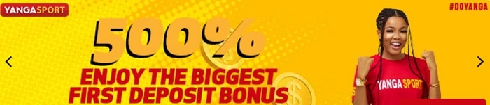 YangaSport First Deposit Customer Bonus