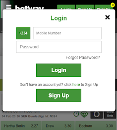 Betway Login and Sign Up