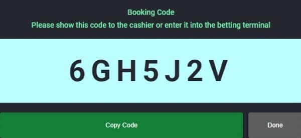 Bet9ja Step 5 - Firebets Booking Code