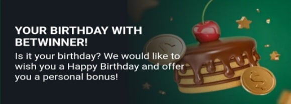 BetWinner Birthday Bonus