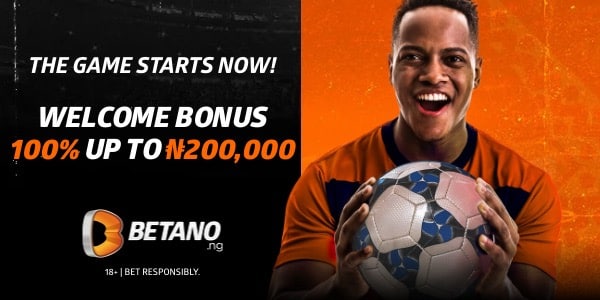 Betano 100% bonus up to ₦200.000