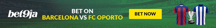 Bet9ja Bet on Barcelona VS FC Oporto